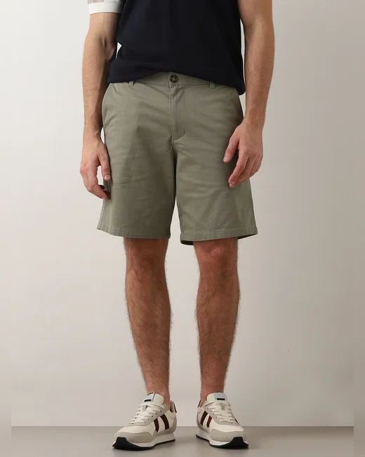 Classic Cotton Chino Shorts for Men
