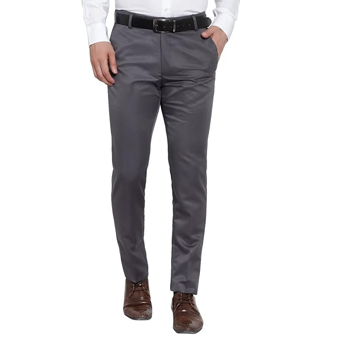 Men's Formal Trouser, Dark Grey