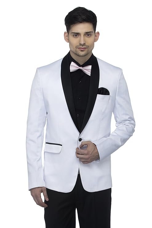 Men's Tuxedo Blazers, White