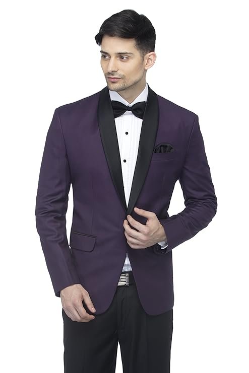 Men's Tuxedo Blazers, Dark Purple