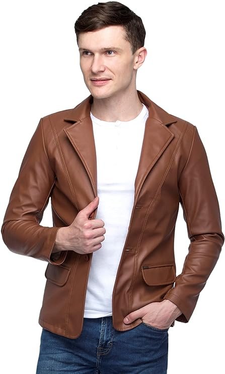 Men's Slim Fit Solid Casual, Tan