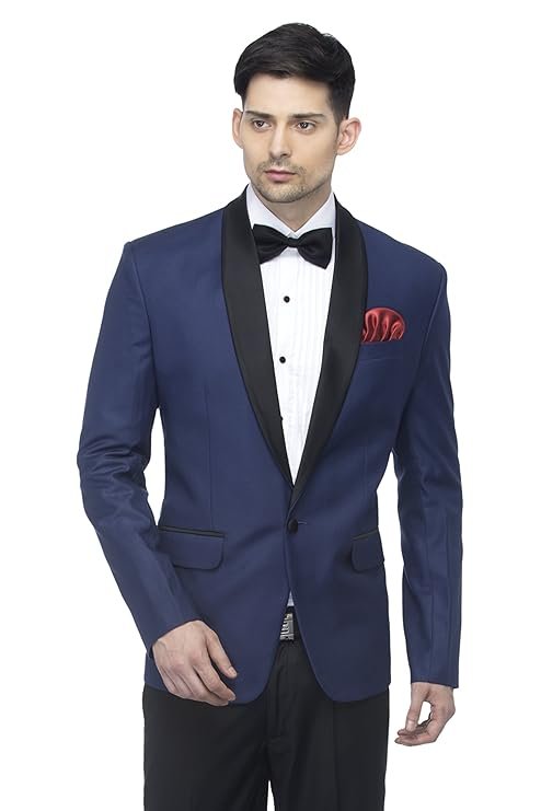 Men's Tuxedo Blazers, Navy Blue