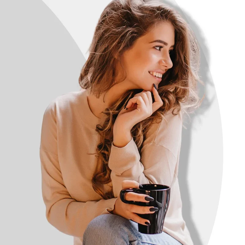 Women's Plain Top, Beige